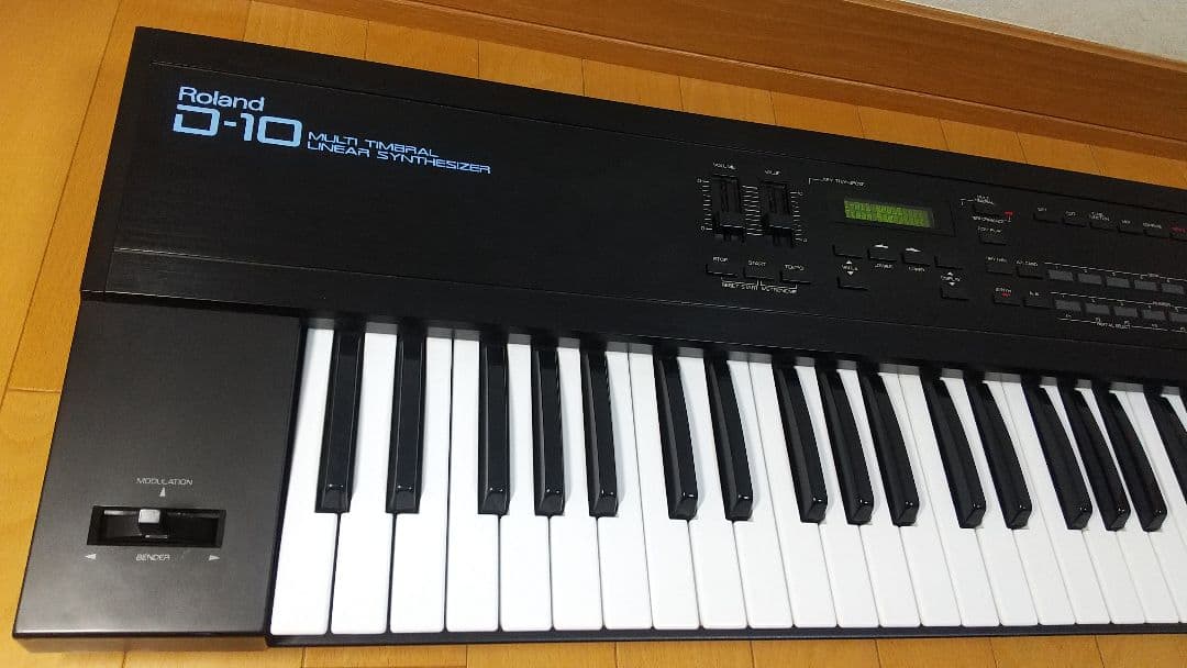 【付属品多数】Roland D-10 61鍵盤 シンセサイザー D-50兄弟機
