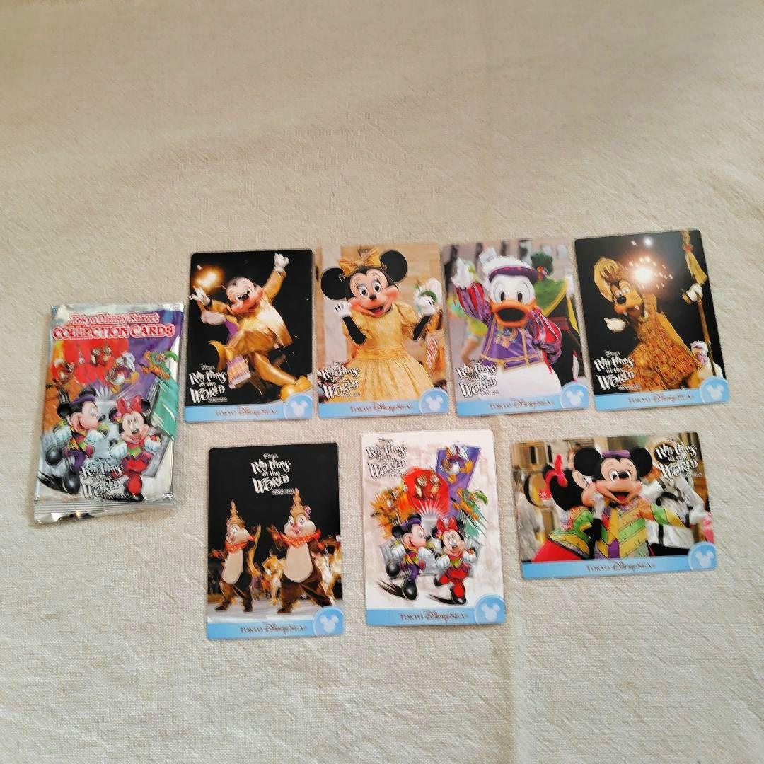 ディズニーリゾート　ディズニーランド　ディズニーシー　コレクションカード　セット
