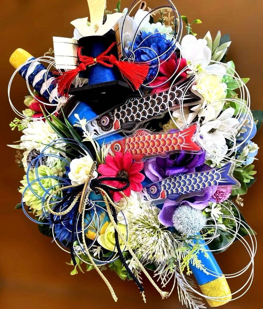 こいのぼりの装飾リース❣️ayu❣️３つセット❣️