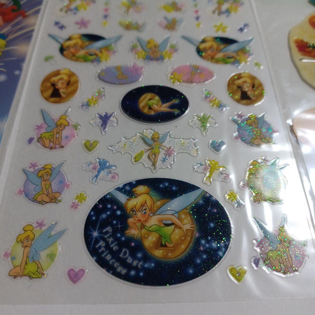 正規品　ディズニーストア　シール　ぷっくり　5枚セット　当時物　ぷくぷく