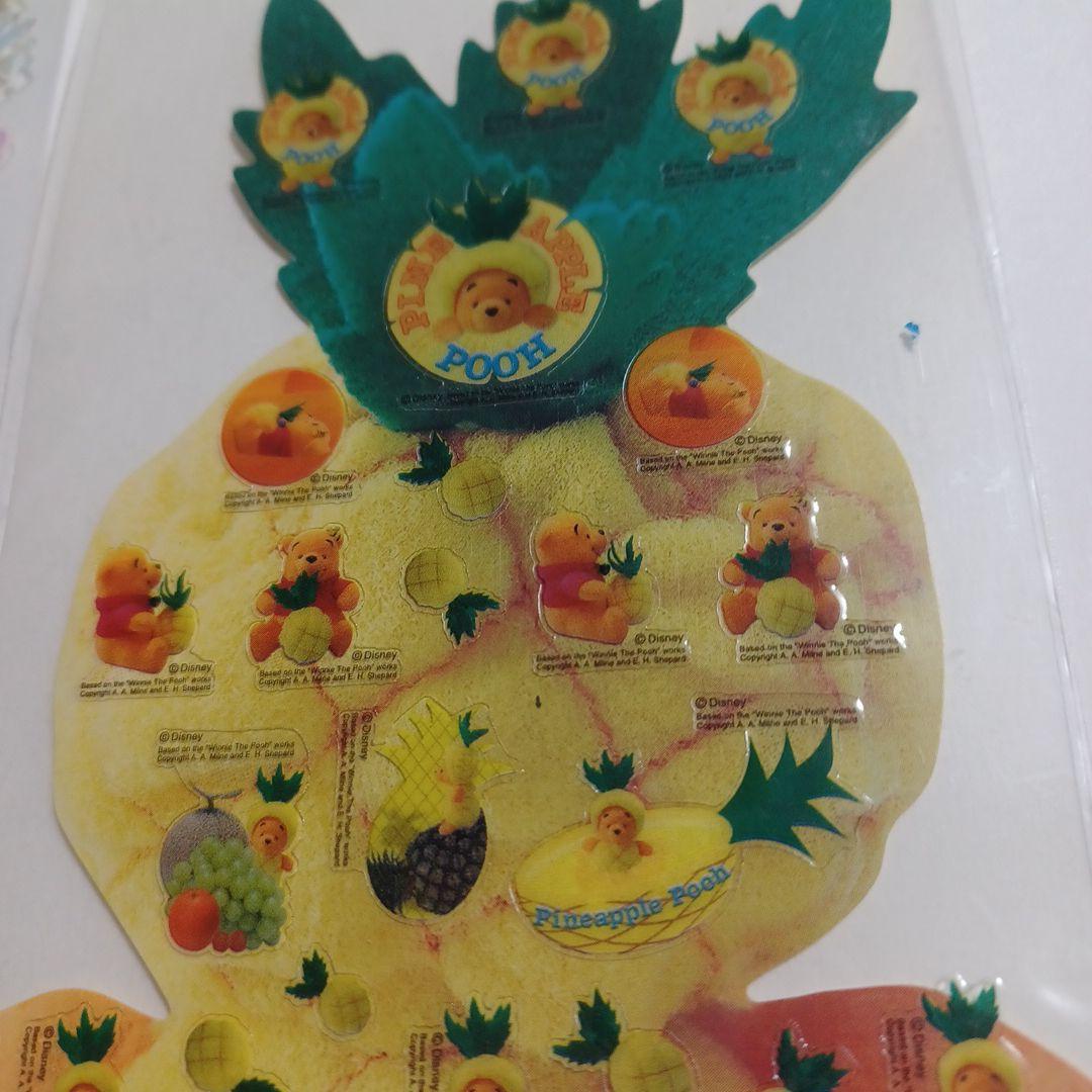 正規品　ディズニーストア　シール　ぷっくり　5枚セット　当時物　ぷくぷく