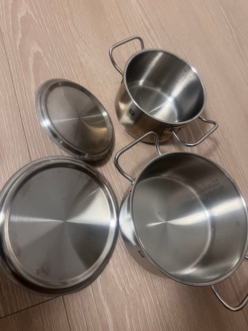 ツヴィリング　シチューポット　20cm 16cm 2個セット⭐︎ステンレス