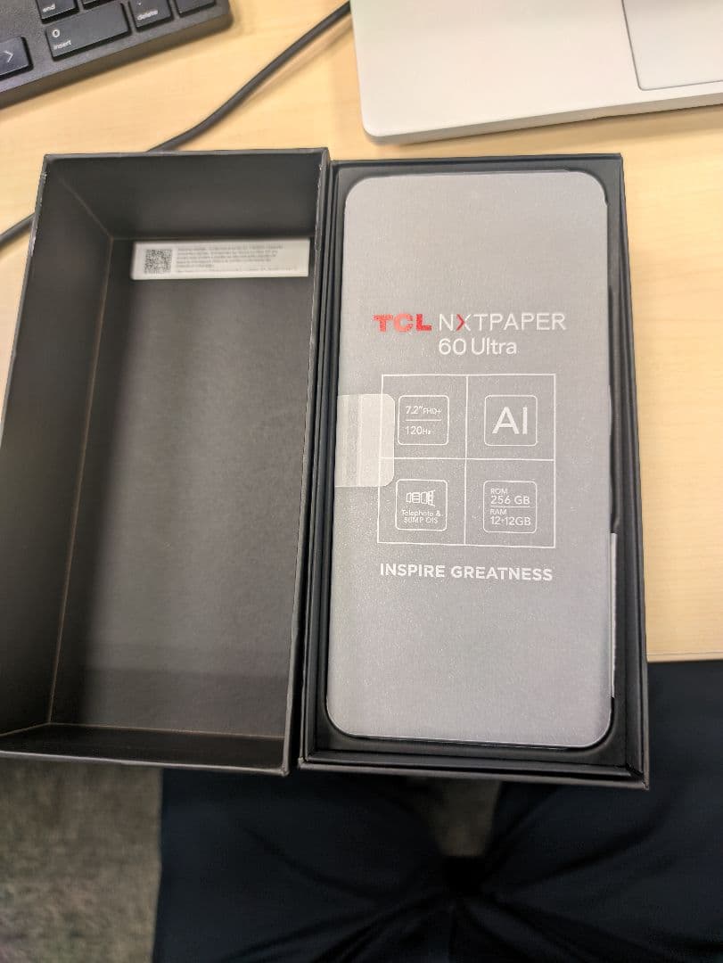 スマートフォン本体 TCL NXTPAPER 60 Ultra 5G