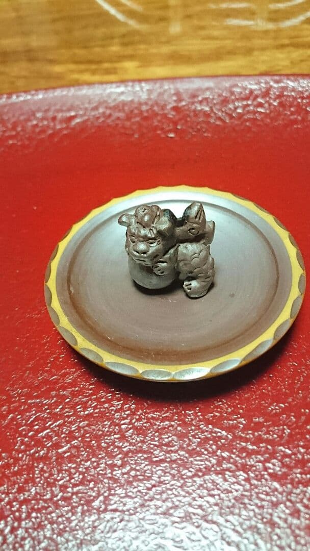 【値下】萬古焼 受賞歴多数 伝統工芸士 ☆伊藤美月  お香立て