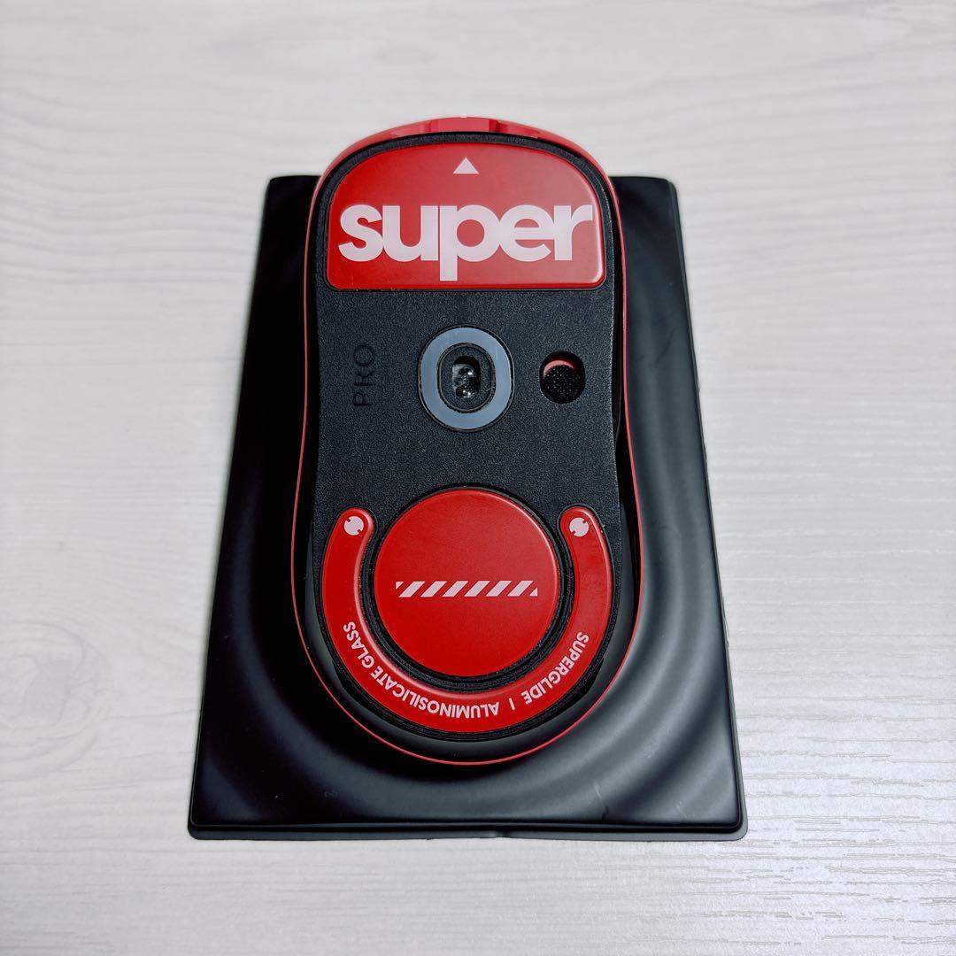 logicool GPRO surperlight ワイヤレスマウス レッド