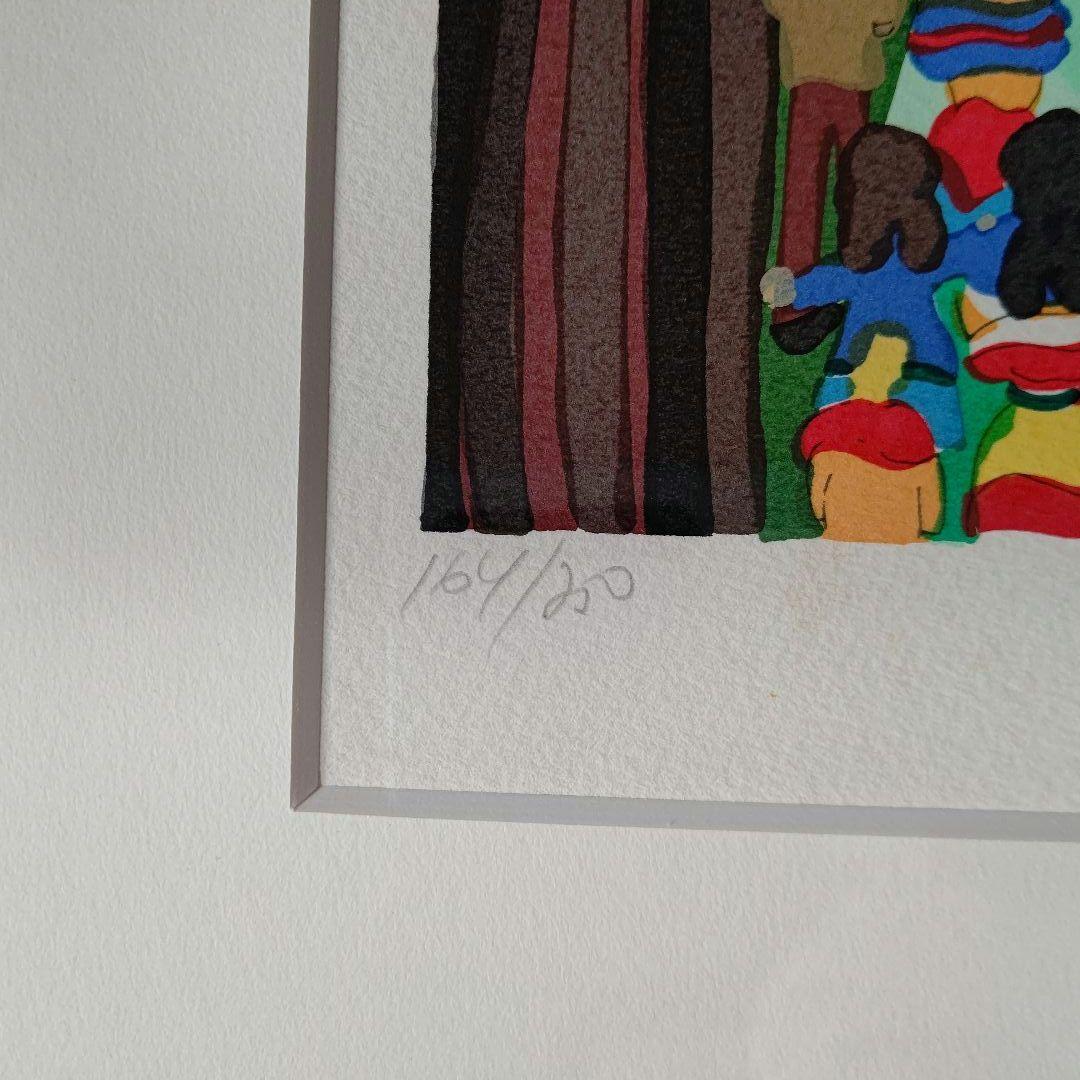 絵画　シルクスクリーン版画　額装品