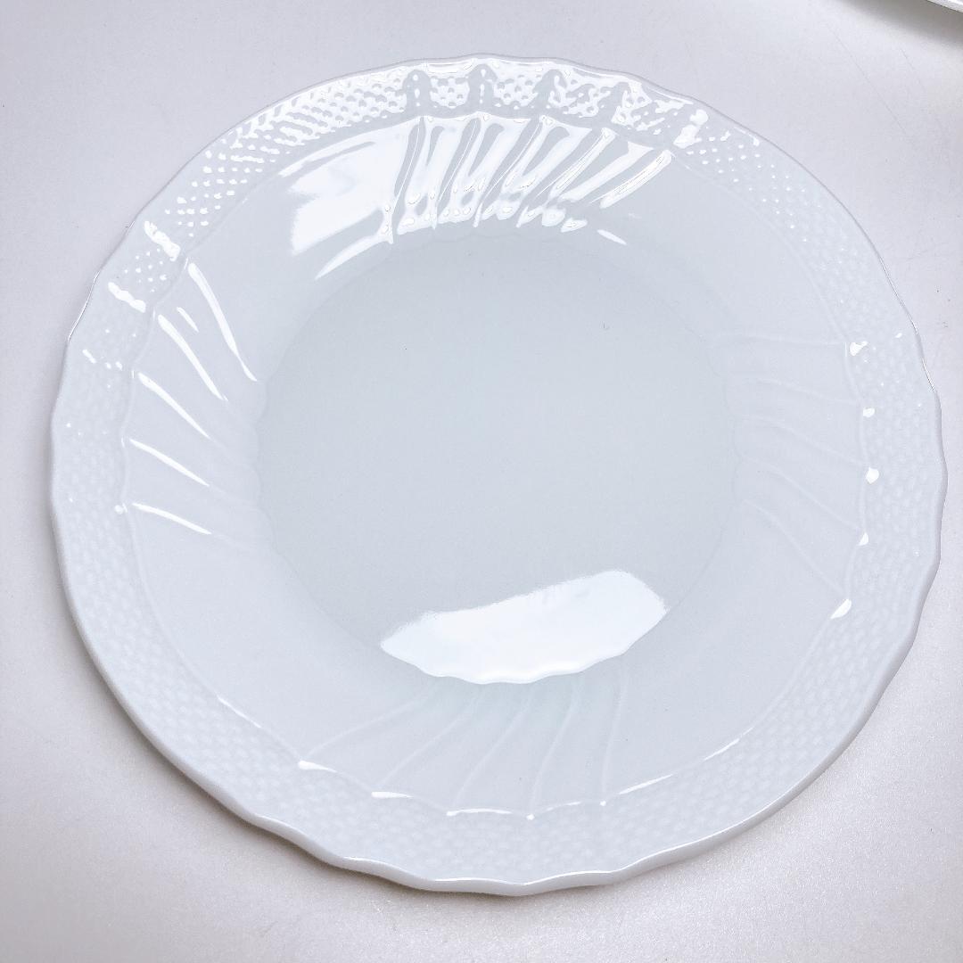 リチャードジノリ ベッキオホワイト プレート 17㎝ 5枚　|4201|
