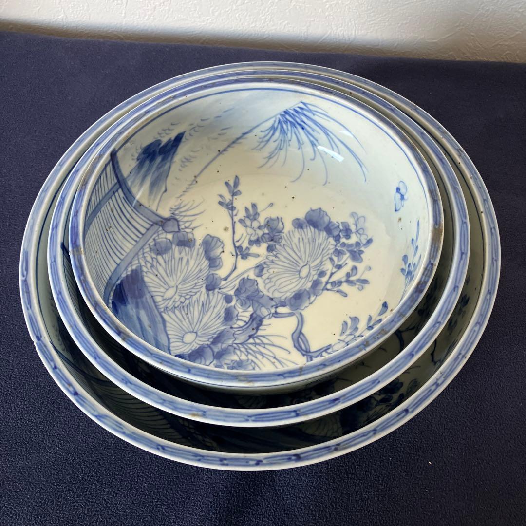 三鉢　三つ丼　アンティーク