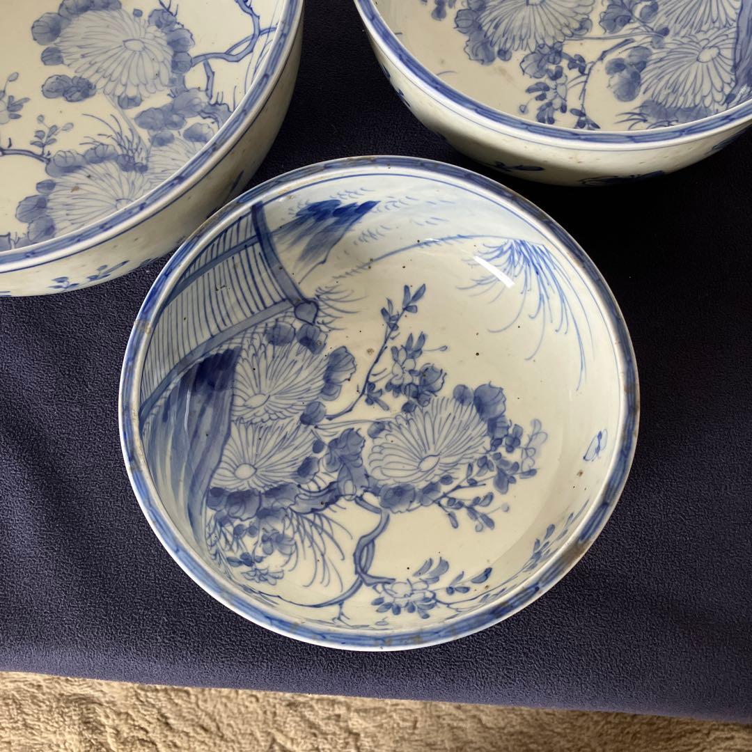 三鉢　三つ丼　アンティーク