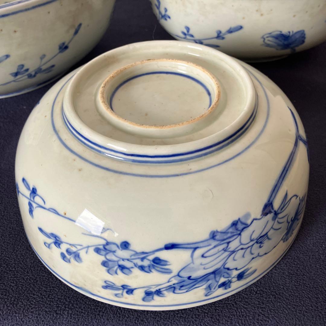 三鉢　三つ丼　アンティーク