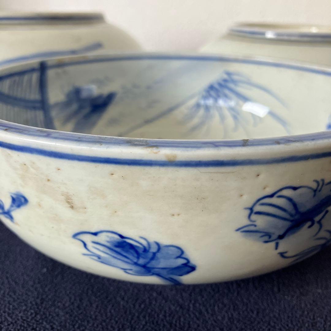 三鉢　三つ丼　アンティーク