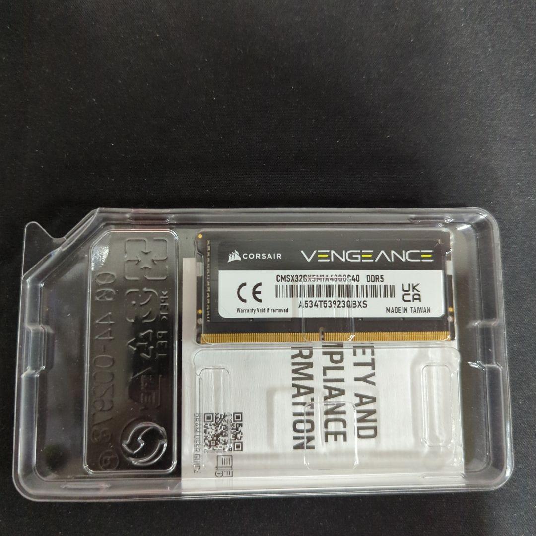 メモリー CORSAIR VENGEANCE SODIMM DDR5 32GB