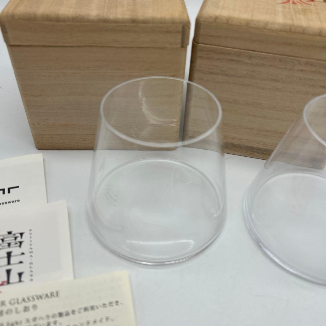 ♦︎新品未使用♦︎富士山グラス♦︎ビアグラス♦︎Sghr♦︎桐箱入り♦︎