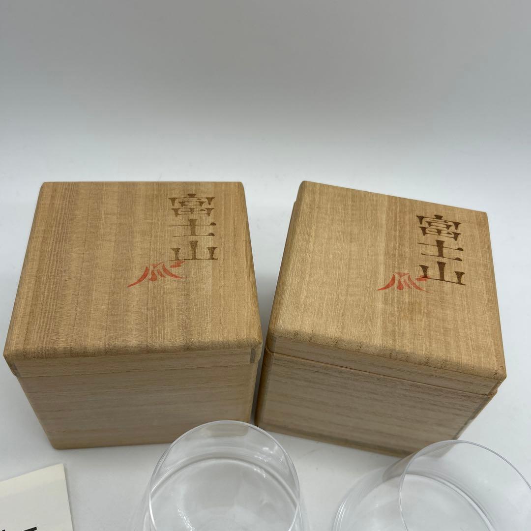 ♦︎新品未使用♦︎富士山グラス♦︎ビアグラス♦︎Sghr♦︎桐箱入り♦︎