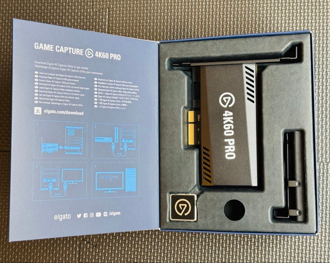 美品 Elgato 4K60 Pro PCIe キャプチャーカード