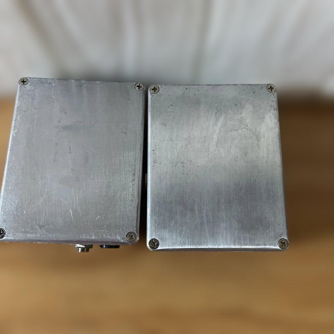 ディストーションペダル メタルボディ中古品です2個セット。