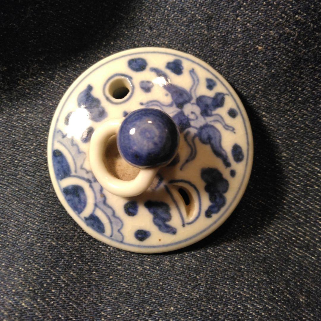 古い　萬歴香炉　中国　古玩　煎茶道具　骨董キズあり