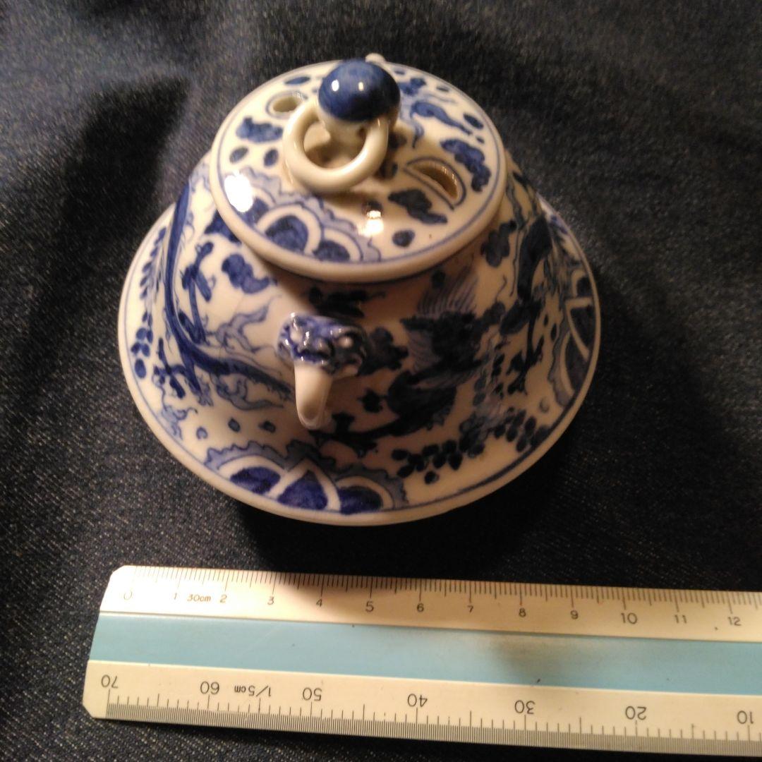 古い　萬歴香炉　中国　古玩　煎茶道具　骨董キズあり