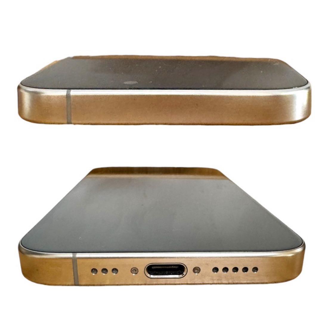 【美品】iPhone 15 pro 128GB ナチュラルチタニウム