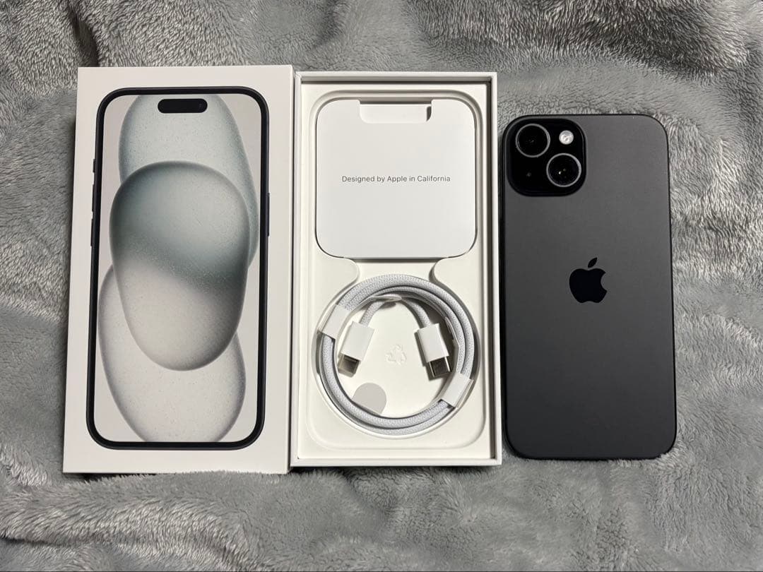 iPhone 15 256GB 最大容量90% ブラック