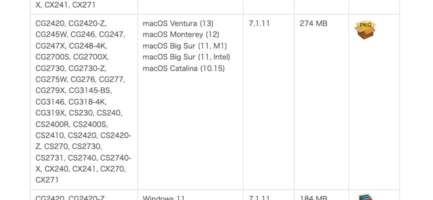 EIZO CX240-CNX　モニターフード付