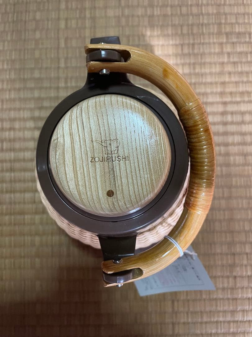 象印籐ポット　昭和レトロ