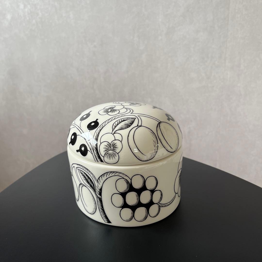 アラビア パラティッシ ジャー0.43L 蓋付 ブラック