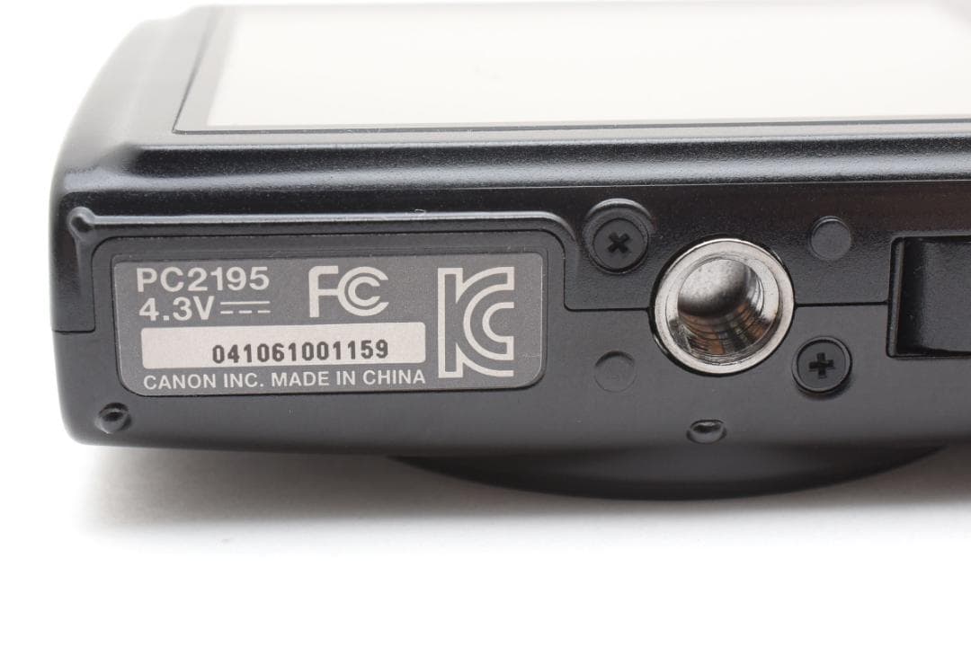 超美品 Canon IXY 170 コンパクトデジタルカメラ ブラック キヤノン