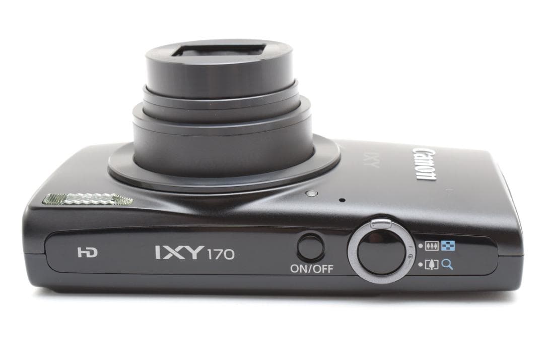 超美品 Canon IXY 170 コンパクトデジタルカメラ ブラック キヤノン