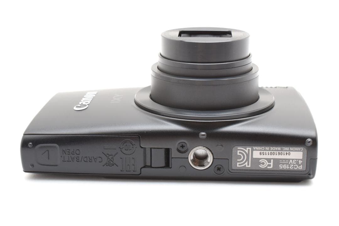 超美品 Canon IXY 170 コンパクトデジタルカメラ ブラック キヤノン