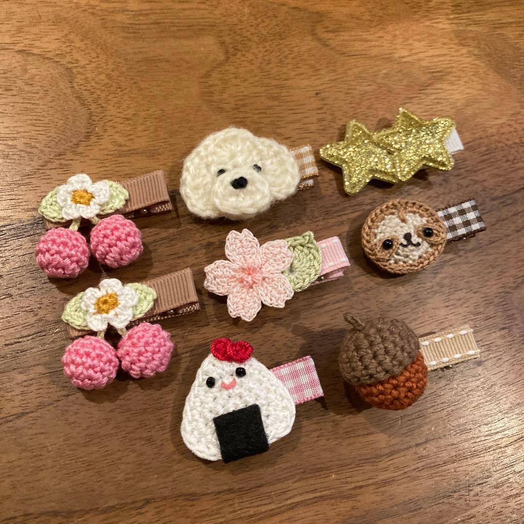 にゃり坊主様ご確認用☆ベビーヘアクリップ