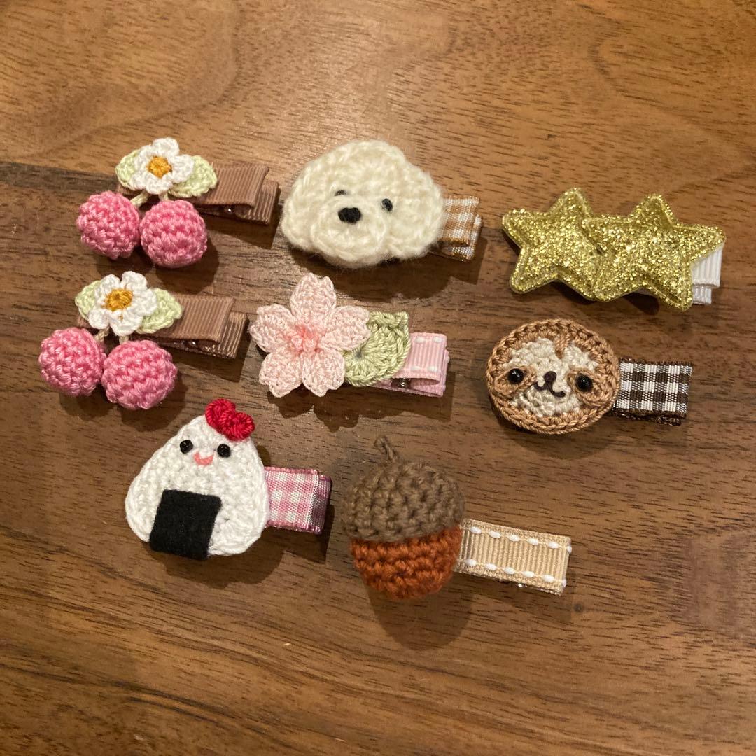 にゃり坊主様ご確認用☆ベビーヘアクリップ