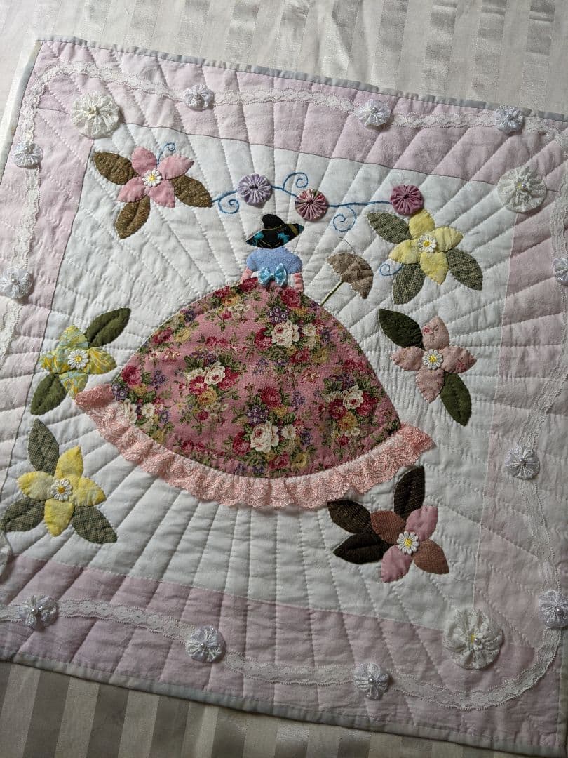 スーちゃん　パッチワークキルト　タペストリー