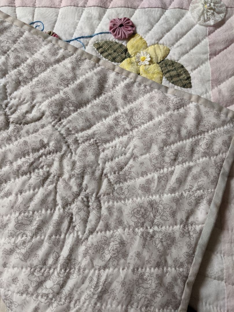 スーちゃん　パッチワークキルト　タペストリー