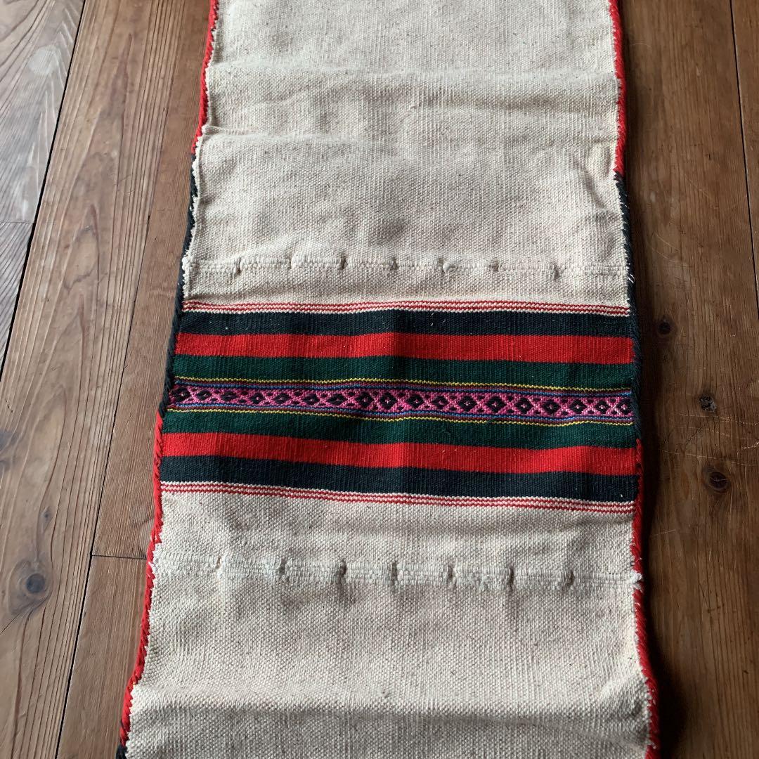 手編み　工芸品　マガジンラック　インテリアラック