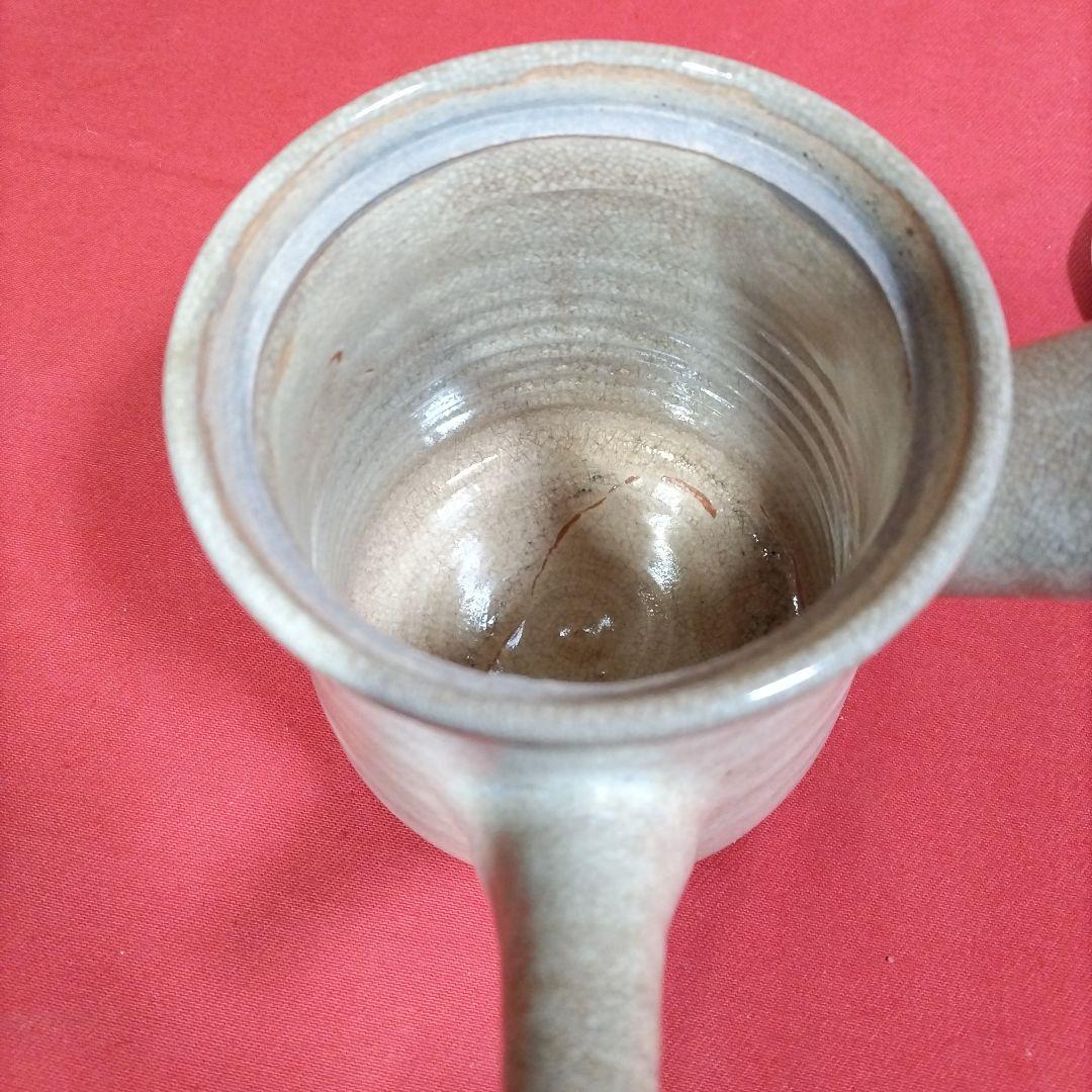 萩焼の大きな横手急須 田原陶兵衛 箱無 昭和初期 煎茶道具 宝瓶