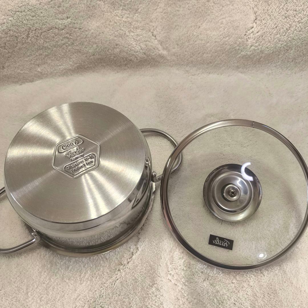 Fisslerスナッキー ステンレス鍋14cm・フライパン16cmセット