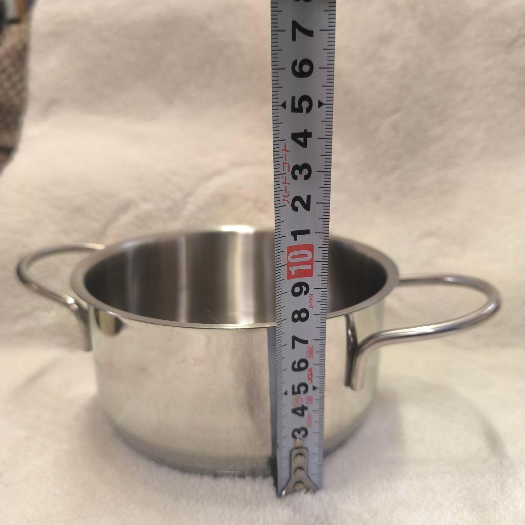 Fisslerスナッキー ステンレス鍋14cm・フライパン16cmセット