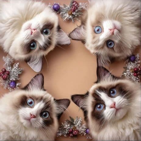 オーダー用猫ちゃんパネルサンプルページ　五