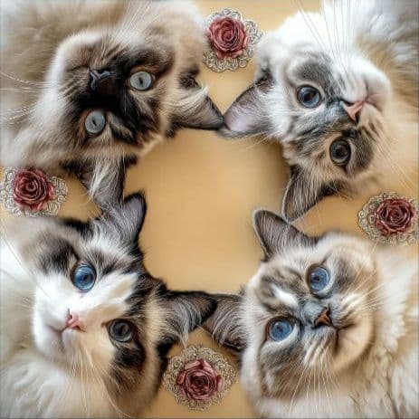 オーダー用猫ちゃんパネルサンプルページ　五