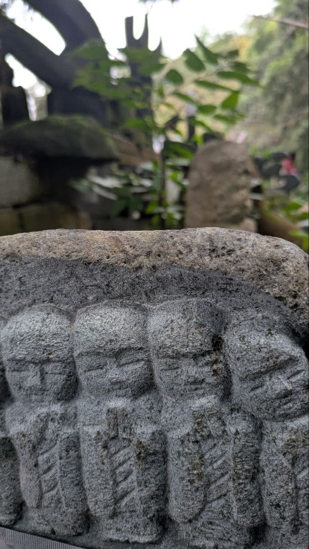 六地蔵、石仏、日本人による彫刻、倉田辰彦作