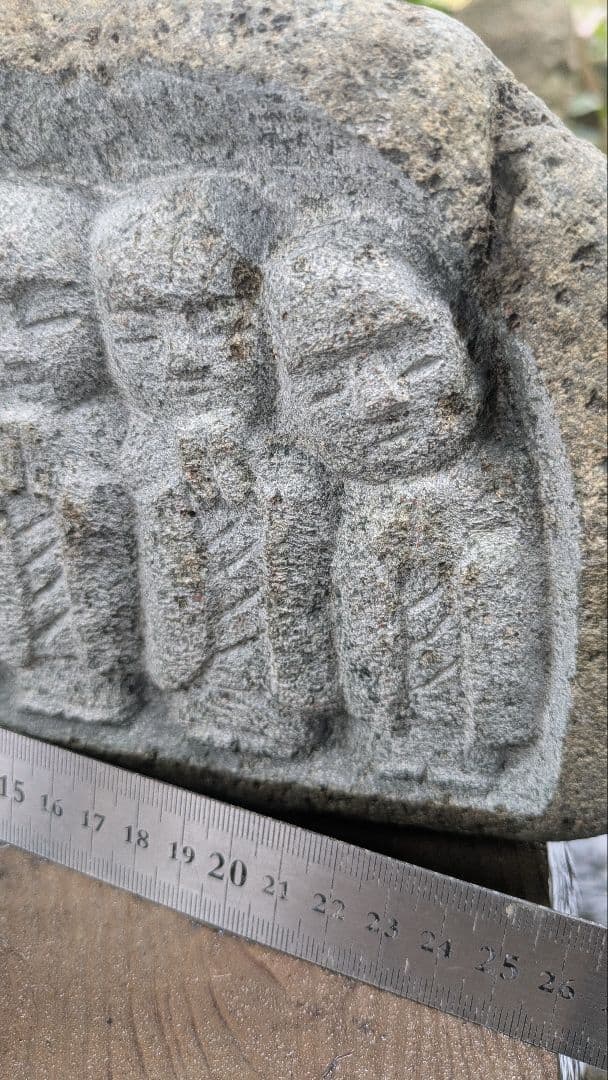 六地蔵、石仏、日本人による彫刻、倉田辰彦作