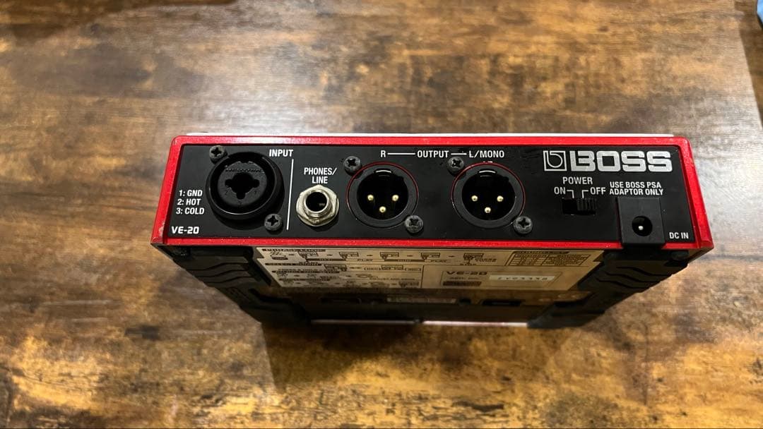 BOSS VE-20 アダプタ付き！