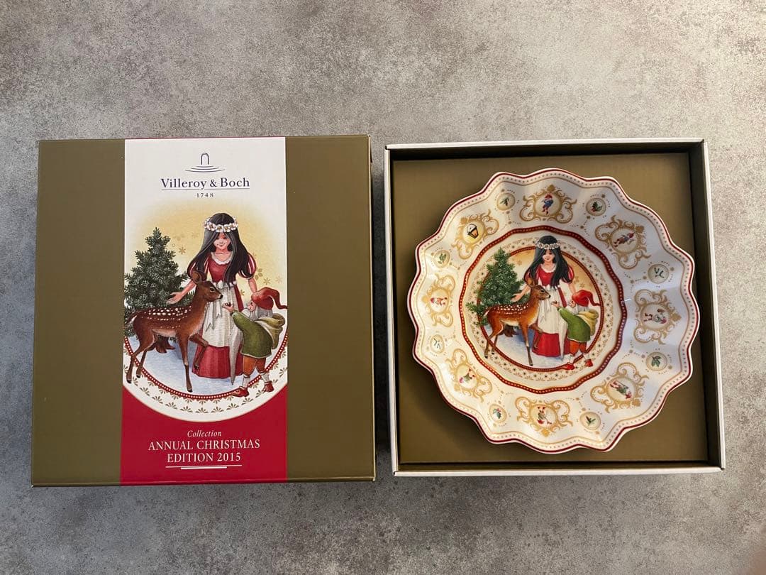 Villeroy&Boch ビレロイアンドボッホ クリスマスプレート 3枚