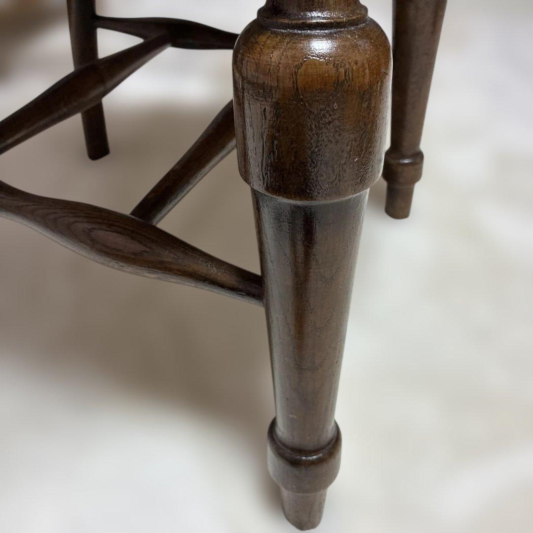 英国アンティーク木製スモーカーズチェア/アームチェア/肘掛けイス