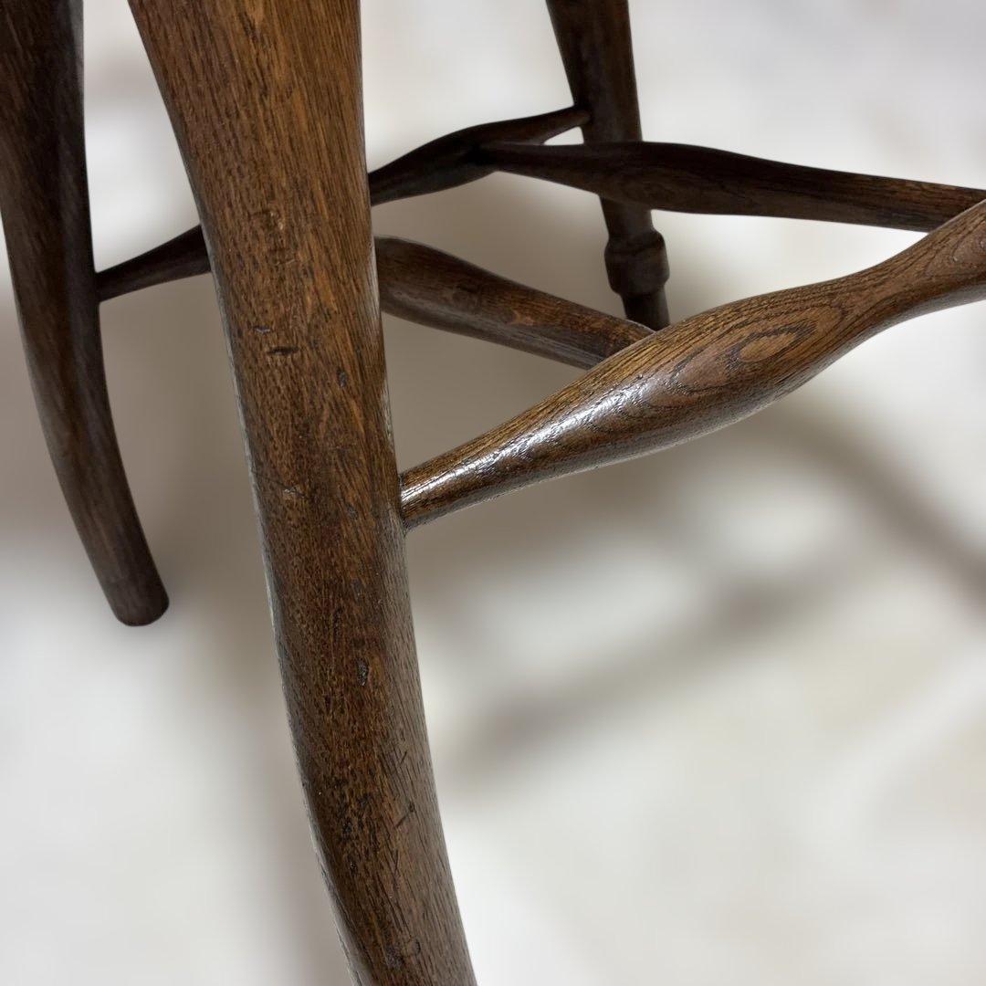 英国アンティーク木製スモーカーズチェア/アームチェア/肘掛けイス