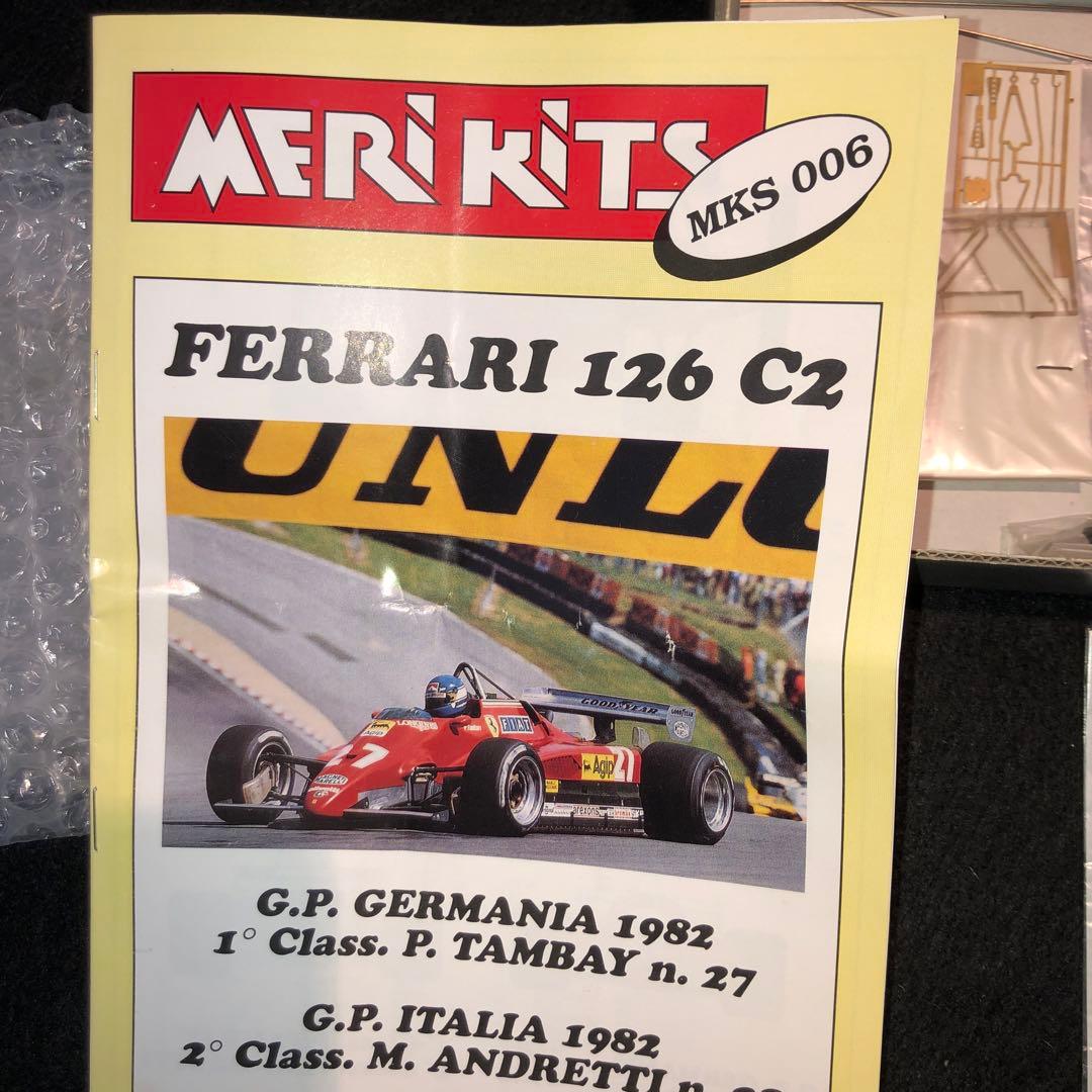 メリット1／43フェラーリ126C2おまけ付きキット