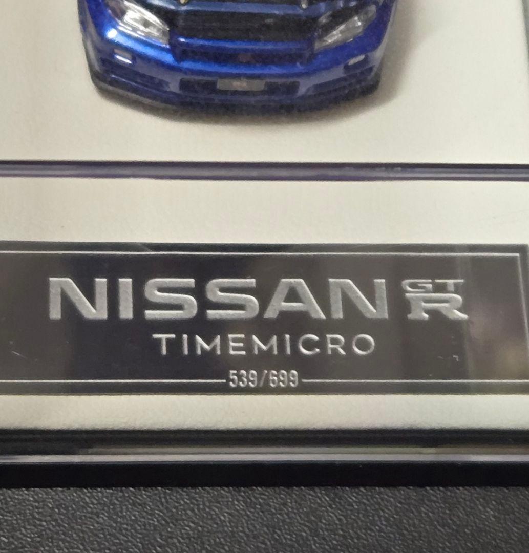 TIME MICRO 限定699台 R34GT-R 1/64 トミカより精巧！