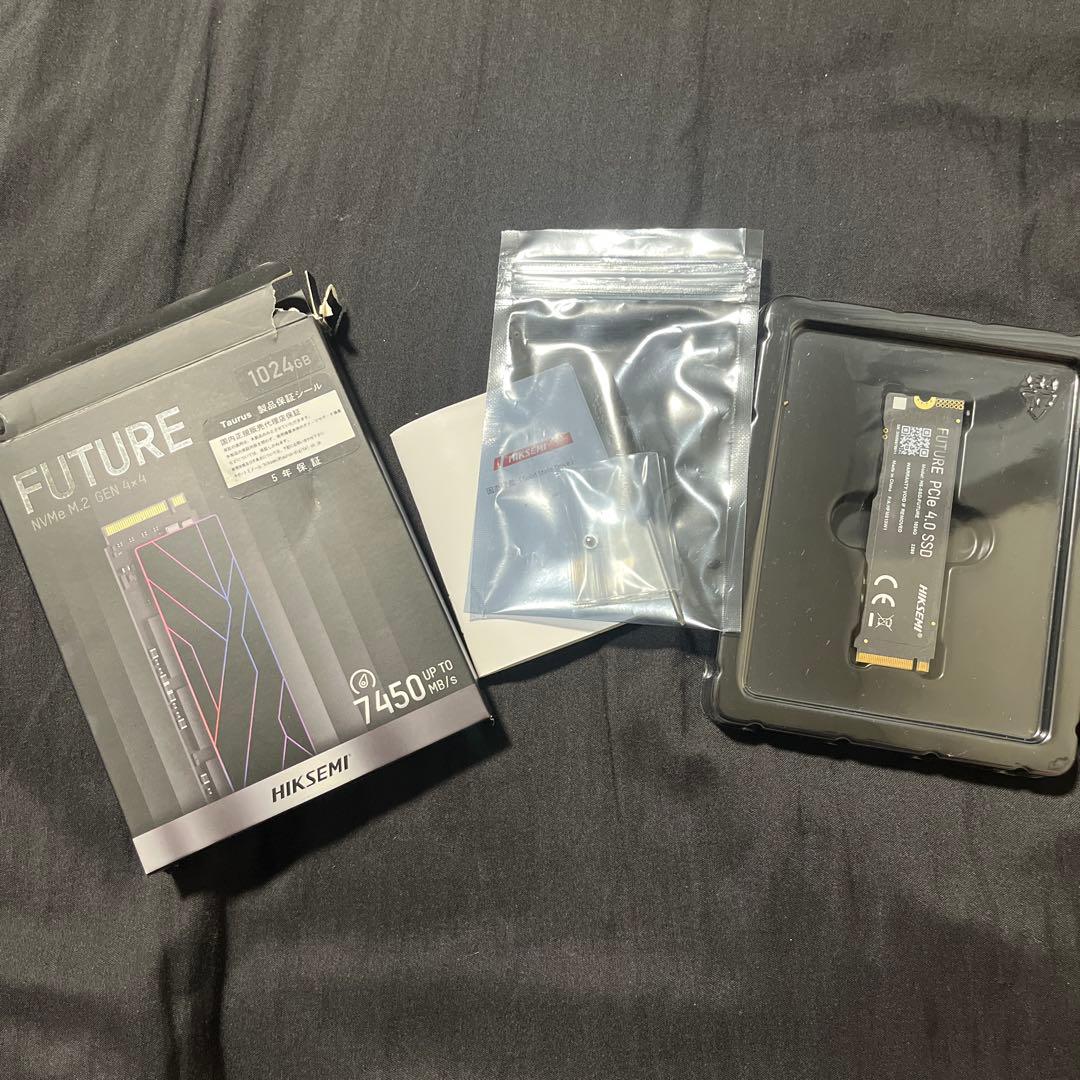 HIKSEMIのNVMe M.2 SSD「FUTURE 1024GB」