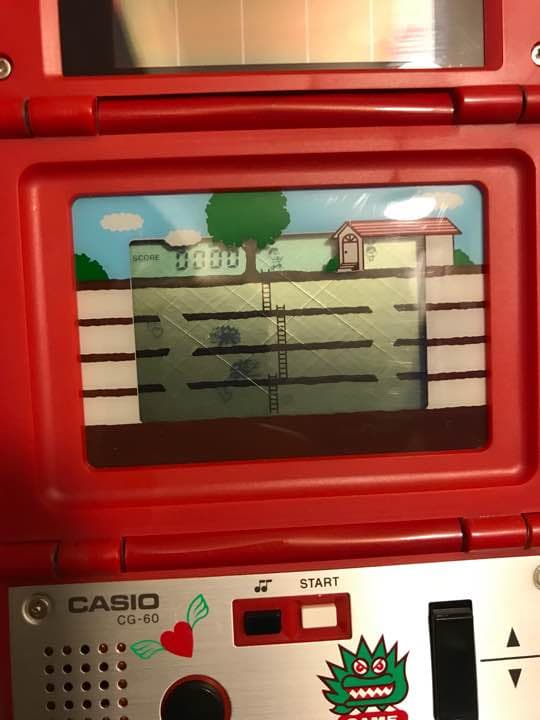 絶版CASIO カシオ ゲームウォッチ   1983年製 電池不要 動作確認済み